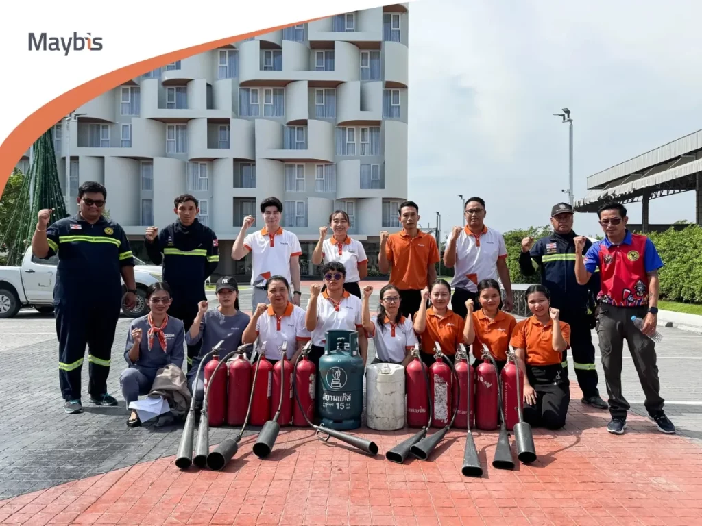 Maybis Hotel จัดอบรมดับเพลิงและซ้อมอพยพหนีไฟประจำปี 2567