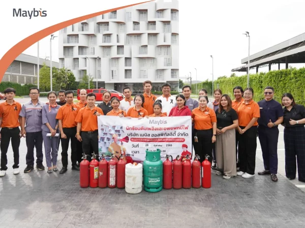 Maybis Hotel จัดอบรมดับเพลิงและซ้อมอพยพหนีไฟประจำปี 2568