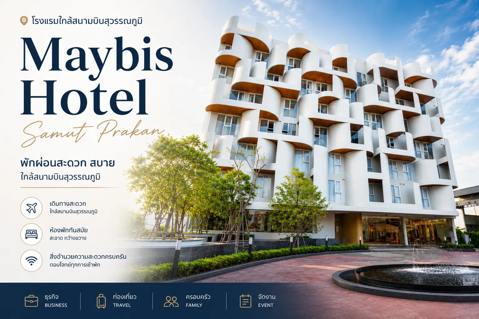 ทำไมหลายคนเลือกกลับมาพักที่ Maybis Hotel
